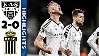 KAS Eupen vs Sporting Charleroi 20 Highlights  Jupiler Pro League 2023 [upl. by Zrike]