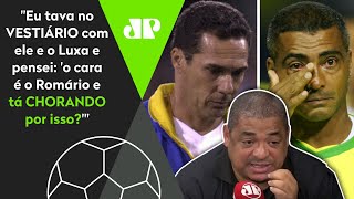 Histórias do Vampeta o dia em que VIU Romário CHORAR por causa de Luxemburgo [upl. by Lleryd]