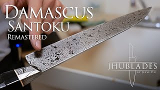 2000 Damascus Chefs Knife ASMR Cut [upl. by Pearlstein214]