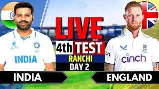 India vs England 4th Test  India vs England Live Match  IND vs ENG Live Score amp Commentary [upl. by Zerk]