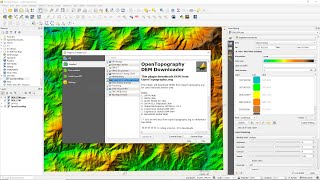 Download DEMs in QGIS for a Specified Extent with the OpenTopography DEM Downloader Plugin [upl. by Tracie781]