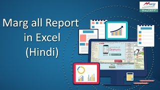 Marg All Report In Excel in Marg ERP Hindi [upl. by Llehctim]