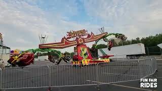 Viper  Meadowlands State Fair 2024  Amusements of America [upl. by Hakceber364]