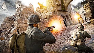 MONTE CASSINO  Call of Duty WW2 United Front DLC 3 Gameplay [upl. by Leahkim]