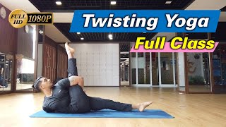 Twisting Yoga Class  Basic To Advanced Level Yoga Class  Yograja [upl. by Llenad]