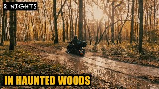 Chasing Ghosts on a Harley Motorcycle Camping in the Most Haunted Wood in the UK [upl. by Uzzi]