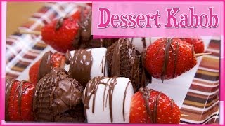 Strawberry and Brownie Kabobs  ストロベリー・ブラウニー・ケバブ [upl. by Lohse150]