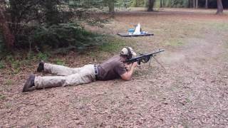 Shooting the French Fusil Mitrailleur Modele 1915 CSRG Chauchat light machine gun [upl. by Ecinwahs]