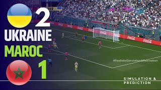 ملخص وأهداف مباراة المغرب 12 أوكرانيا  لعبة محاكاة أولمبياد باريس 2024 [upl. by Yentrok328]