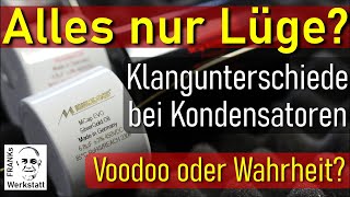 MEIN KONDENSATOR ATMET  Klang von Kondensatoren  technisch begründet  DIY elektronik [upl. by Jairia]