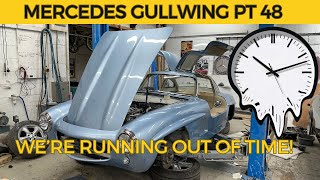 the mercedes gullwing is back at the unit but were still waiting for parts [upl. by Akibma]