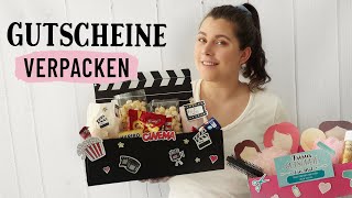 Gutschein verpacken – lustige und kreative Ideen für Geschenkgutscheine 💌 [upl. by Julide617]