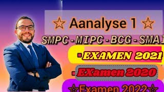 Analyse 1 📚 Examen 2021 préparation pour lexamen final partie1 [upl. by Hairim]