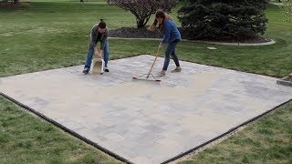 Paver Patio Start to Finish 😀💪🌿 [upl. by Ielhsa]