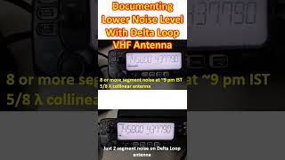 Documenting Lower Noise Level With Delta Loop VHF Antenna [upl. by Canute]