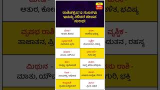 ರಾಶಿಚಕ್ರದ 12 ಗುಣಗಳು ಇದನ್ನು ತಿಳಿದರೆ ಜೀವನ ಸುಲಭ  Nithra Kannada shorts kannada [upl. by Kermit385]