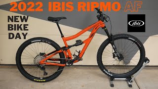 New Bike Day  2022 Ibis Ripmo AF SLX Overview  Red Savina Full Suspension Mountain Bike MTB [upl. by Sirraj94]