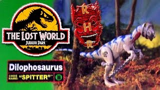 Jurassic Park Toys TLW Series 1  Dilophosaurus Review [upl. by Tekcirc]