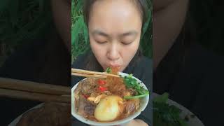 Rural Food Hot and Sour Noodles Pure Sweet Potato Noodles Hot and Sour Appetizing [upl. by Lauraine]