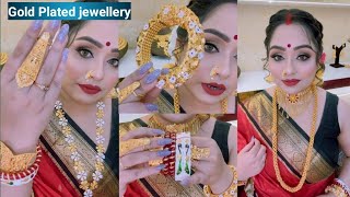 Gold Plated 🔥 jewellery Design from Jewellery Khazana with Sita harchurBala collection [upl. by Learsiy]