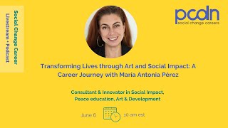 Transforming Lives through Art and Social Impact A Career Journey [upl. by Iver]