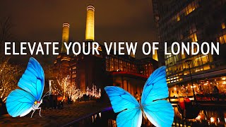 Elevate Your View Lift 109 Battersea Power Station Chimney Experience  360° Views of London [upl. by Nrubliw]