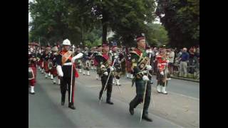 Pipes and Drums  March from War Cemetery to Airborne Museum Oosterbeek [upl. by Iaka]