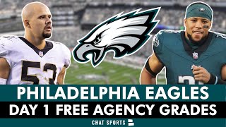 JUST IN Eagles Sign A Linebacker Brian Burns TRADED To Giants  Eagles Free Agency Grades Day 1 [upl. by Callista]