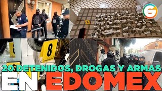 Revientan narcotienditas  Decomisan droga y armas Edomex [upl. by Eah]