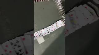 Satisfying cards falling ￼♠️viralshortsytshorts youtubeshorts cardsfalling [upl. by Adnarom]