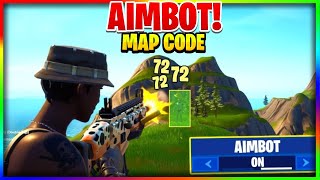 🎯 best AIMBOT 1v1 map  aimbot fortnite map code 2023🔫 [upl. by Risay]