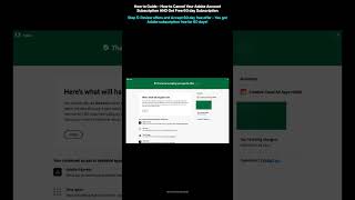 How to Cancel Your Adobe Account Subscription AND Get Free 60 day Subscription [upl. by Farro381]