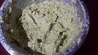 How to Make Palli Pachi Mirchi Pachadi Recipe in Telugu [upl. by Rimhsak]