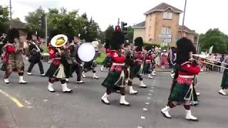 The Linlithgow Marches 2019  The Royal Regiment of Scotland  Part 14 4KUHD [upl. by Sheya]