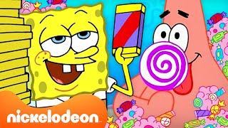 SpongeBob  45 minuten lang SNOEP 🍬  Nickelodeon Nederlands [upl. by Verena]