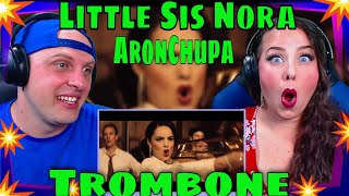 First Time Hearing Trombone  AronChupa amp Little Sis Nora Music Video THE WOLF HUNTERZ REACTIONS [upl. by Acinor]