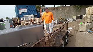 scrapyard scrapmetalrecycling drop off of 2 refrigerators and a shout out to a local scraper [upl. by Sharia992]