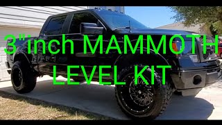 2012 F150 3inch mammoth leveling kit on 35inch tires 20×125x35 [upl. by Vi]