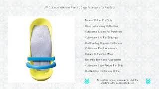 JW Cuttlebone Holder Feeding Cage Accessory for Pet Birds [upl. by Asiuqram24]