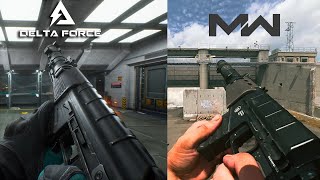 Delta Force Hawk Ops Early Access vs Modern Warfare 2019  Reload Animation Comparison [upl. by Nosreip337]