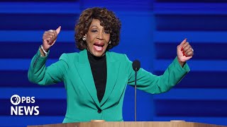 WATCH Rep Maxine Waters speaks at 2024 Democratic National Convention  2024 DNC Night 1 [upl. by Cynthy97]