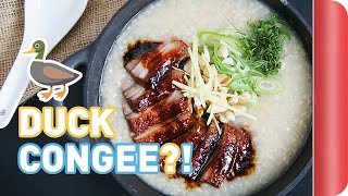 Mega Easy Duck Congee Recipe Chinese Rice Porridge  Sorted Food [upl. by Sayette]