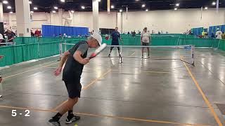 2022 National Senior Games Pickleball Championships  Men’s Doubles 4550 65  1st Round [upl. by Duaner]