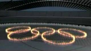 Papaioannou  2004 Olympics Opening  Welcome Olympic Rings [upl. by Archibold]