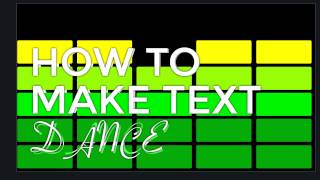 Made with Camtasia  How to Make Text Dance in Camtasia [upl. by Acirt613]