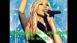 Christina AguileraReflection Instrumental  With Lyrics  Karaoke [upl. by Aciram]