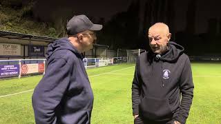 Manager’s Reaction  Hanley Town 00 Newcastle Town 18102024 [upl. by Abdella]