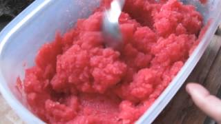 Granita di Anguria preparazione [upl. by Waylan]