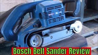 Bosch Belt Sander Review [upl. by Reamy]