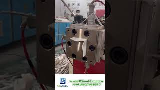 PVC architrave mold testing KSMOLD pvc ksmold extrusiondie [upl. by Ingrid]